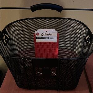 Schwinn Black Metal Quick-Attach Bike Basket